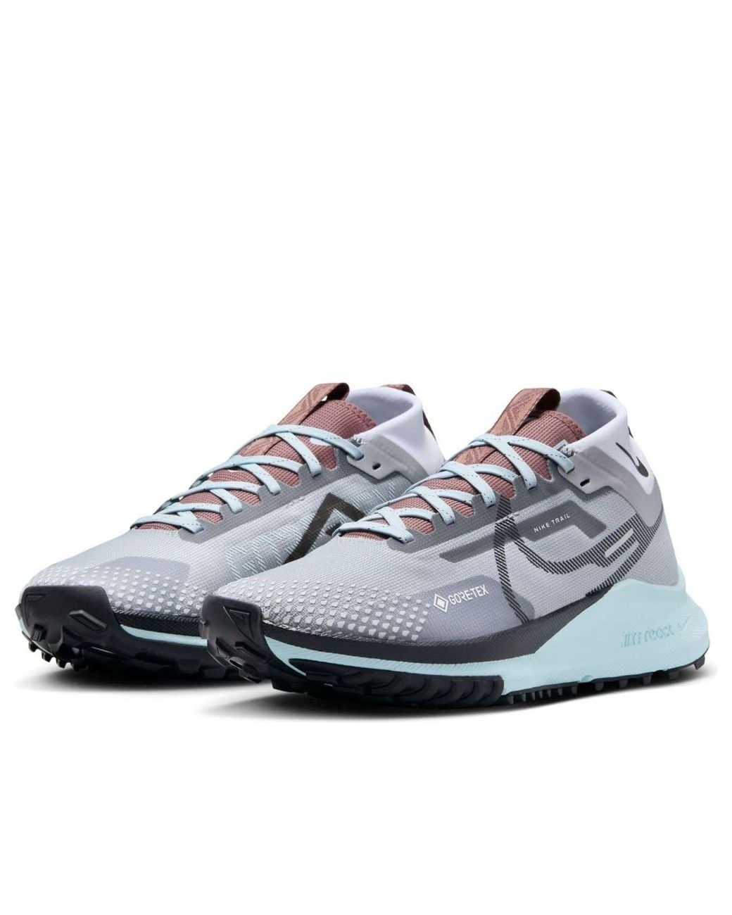 Nike Blue (Wmns) React Pegasus Trail 4 Gtx 'Light Smoke Glacier'