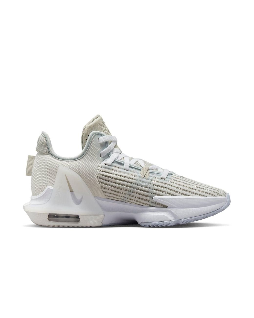 Nike White Lebron Witness 6 Ep Metallic Pewter' for men
