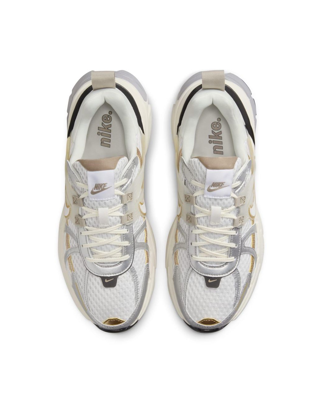 Nike White V2K Run Shoes