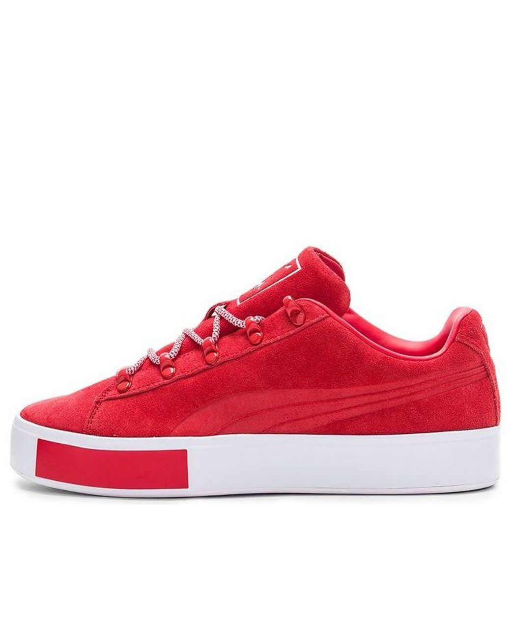 PUMA Daily Paper X Court Platform 'high Risk Red' for Men | Lyst