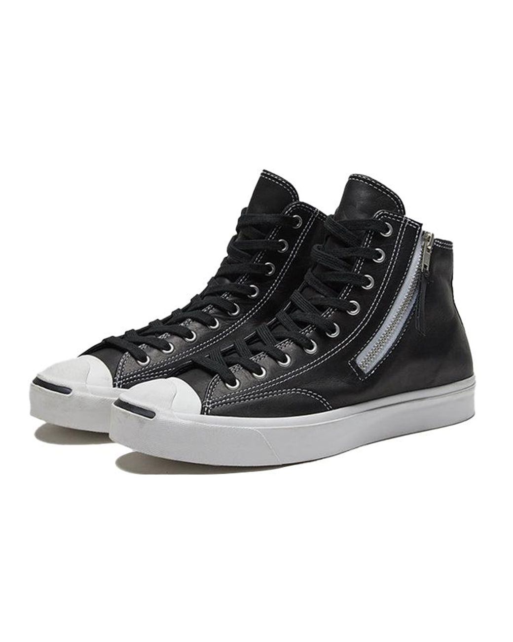 Converse Jack Purcell Zip in Black for Men | Lyst UK