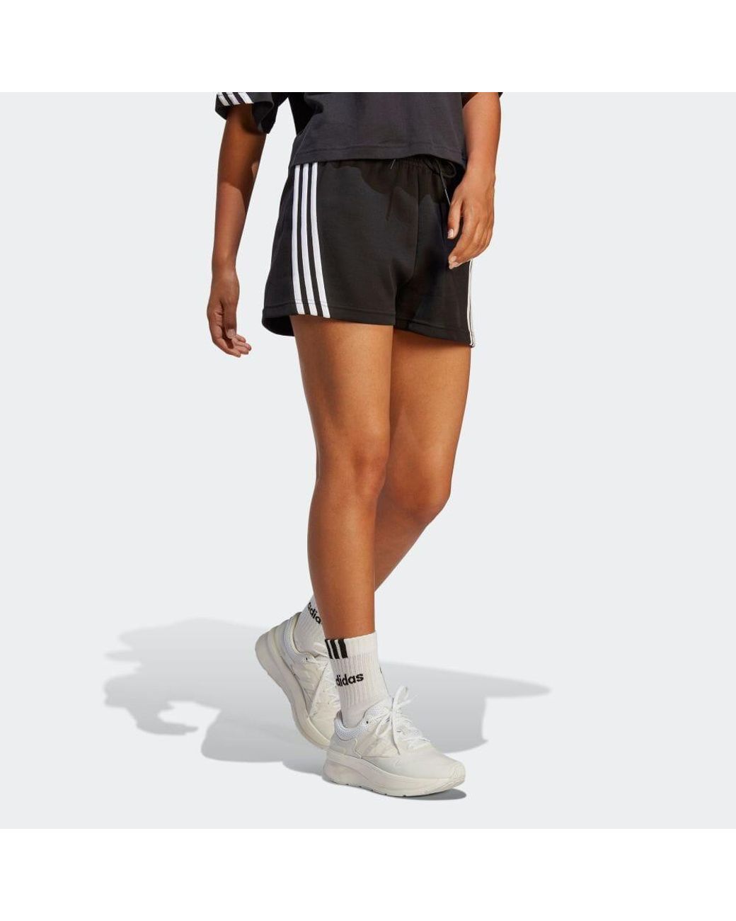 Adidas Black (Wmns) Future Icons 3-Stripes Shorts