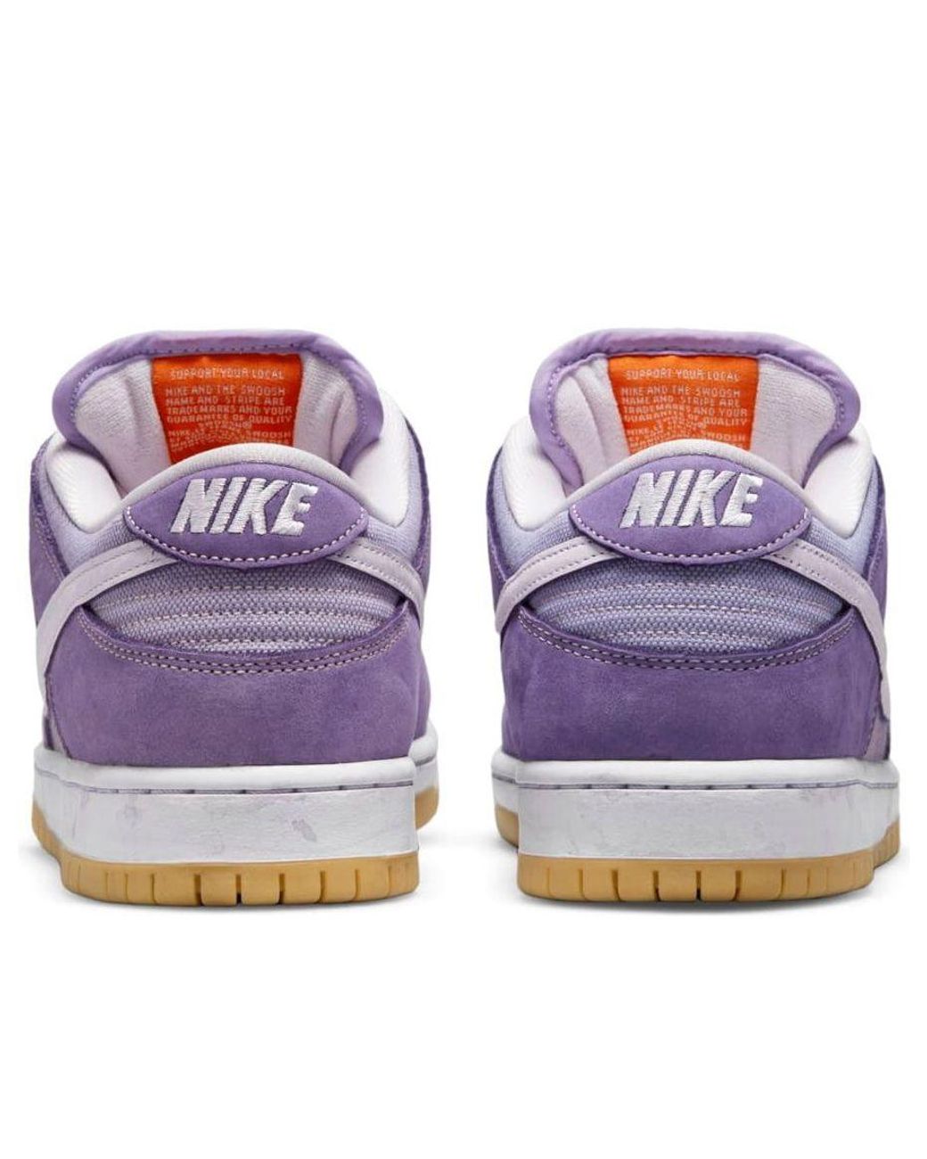 Nike Purple Sb Dunk Low 'Unbleached Pack for men