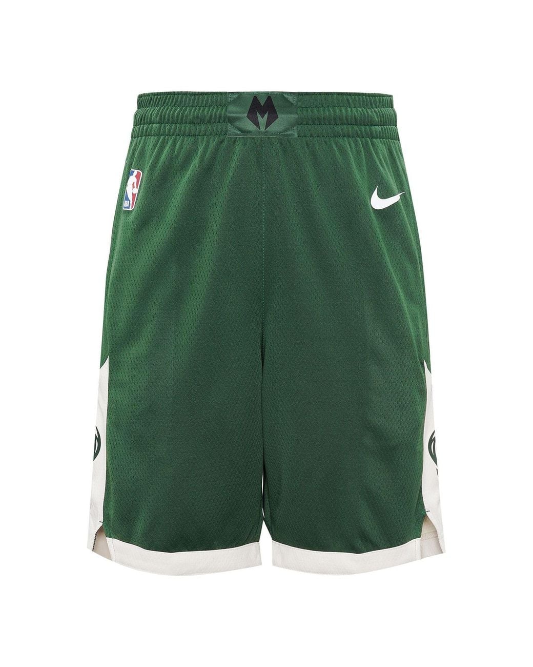 Nike Green Nba Milwaukee Bucks Swingman Shorts for men