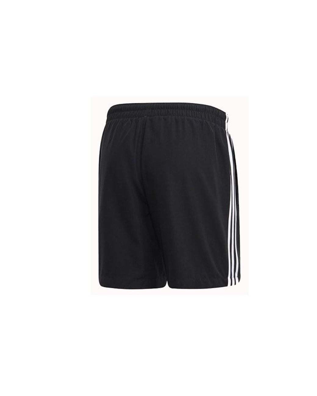 Adidas Black Originals Stripe Woven Sports Shorts for men