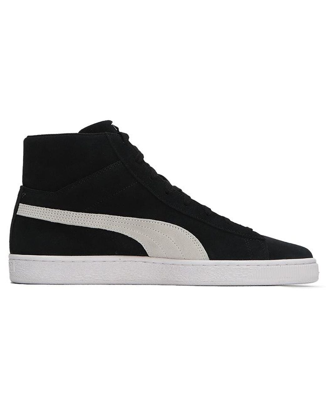 PUMA Black Suede Mid 21 for men