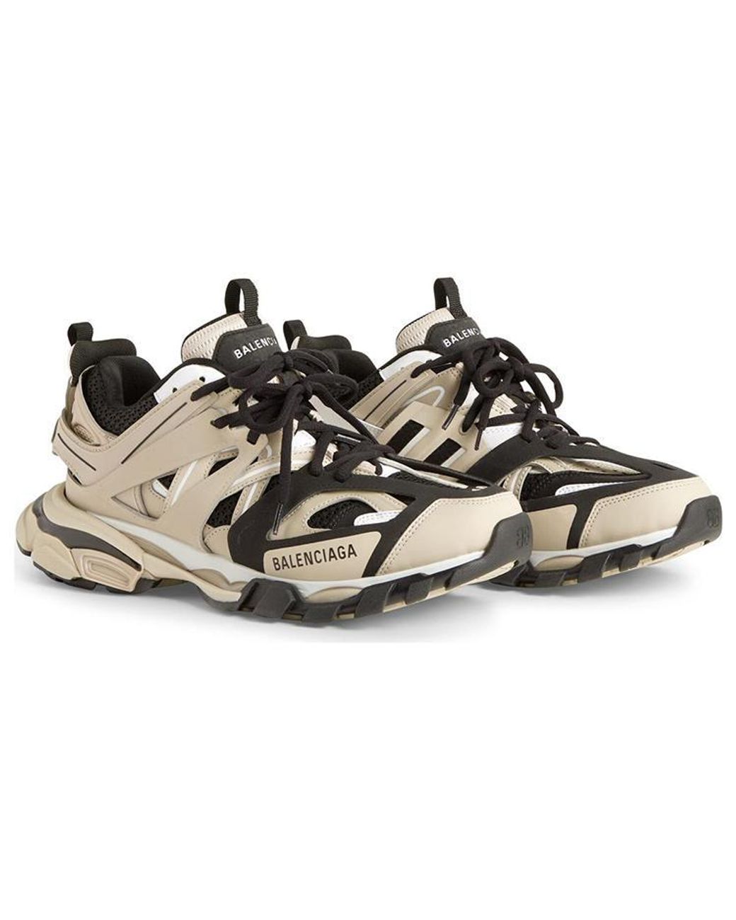 Balenciaga Black Track Sneakers And Mesh And Nylon' for men