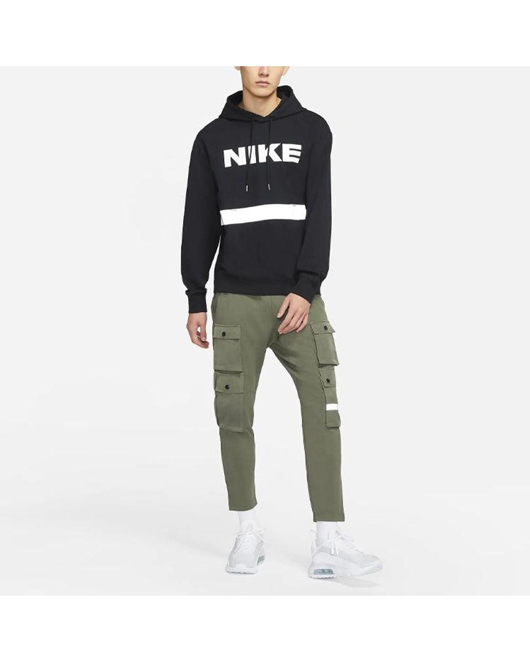 Nike Blue Nsw City Made Cargo Pocket Knit Pullover for men