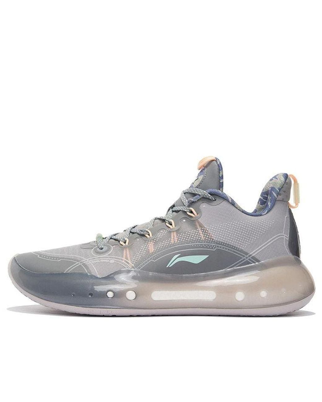 Li-ning Gray Yushuai 14 Low 'Veterans' for men