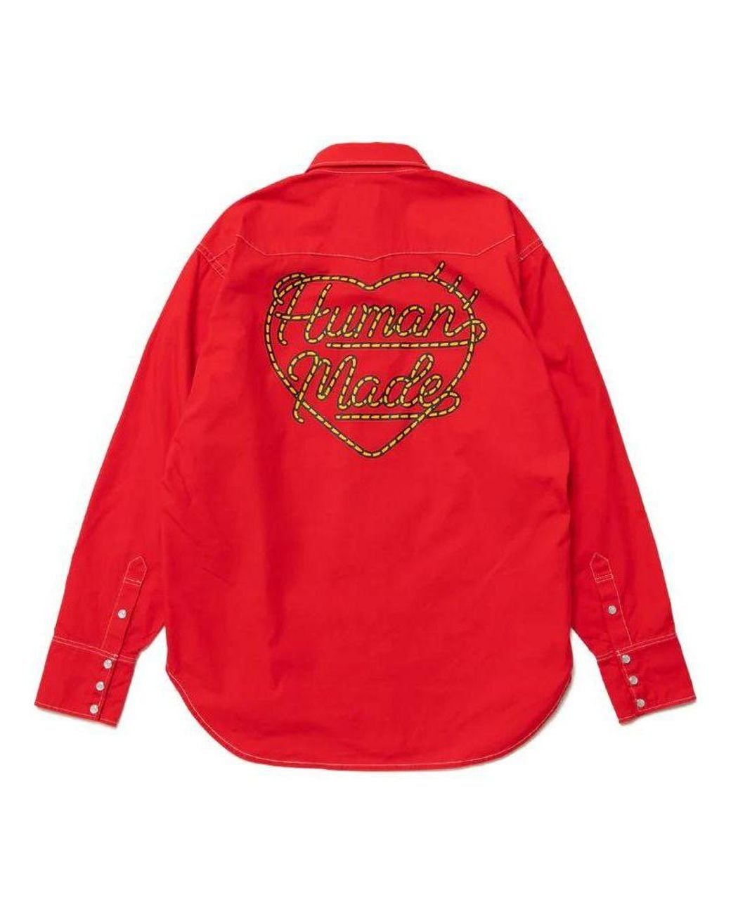 Human Made Red Western Shirt for men