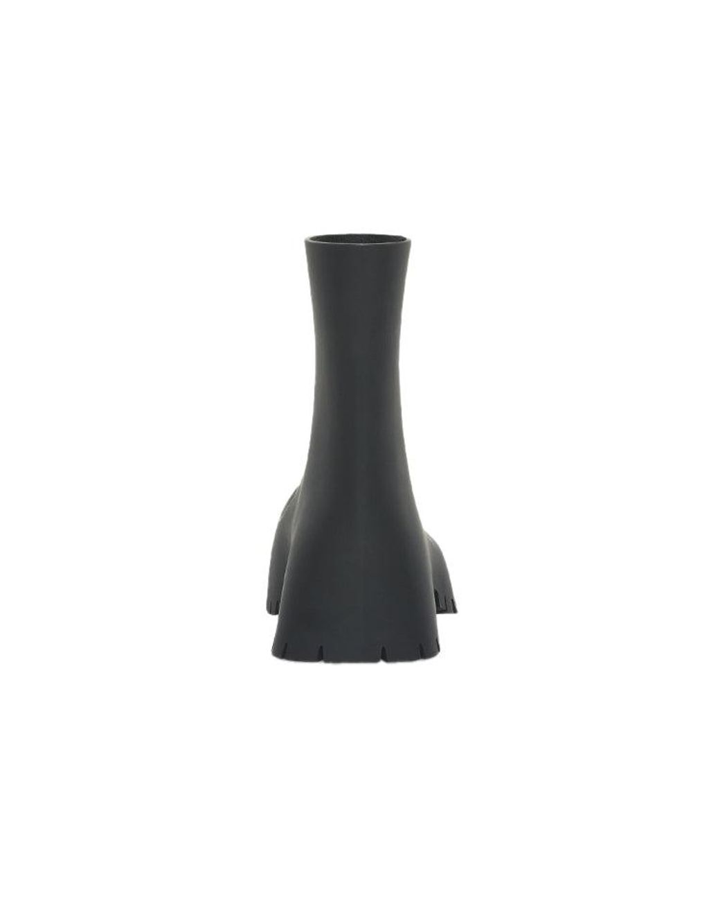 Balenciaga Black 50Mm Trooper Rubber Boots for men