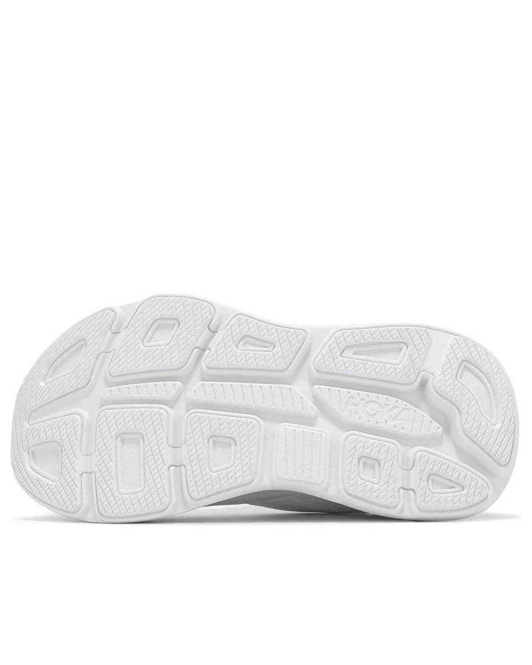 Hoka One One White W Bondi 9 Sneaker