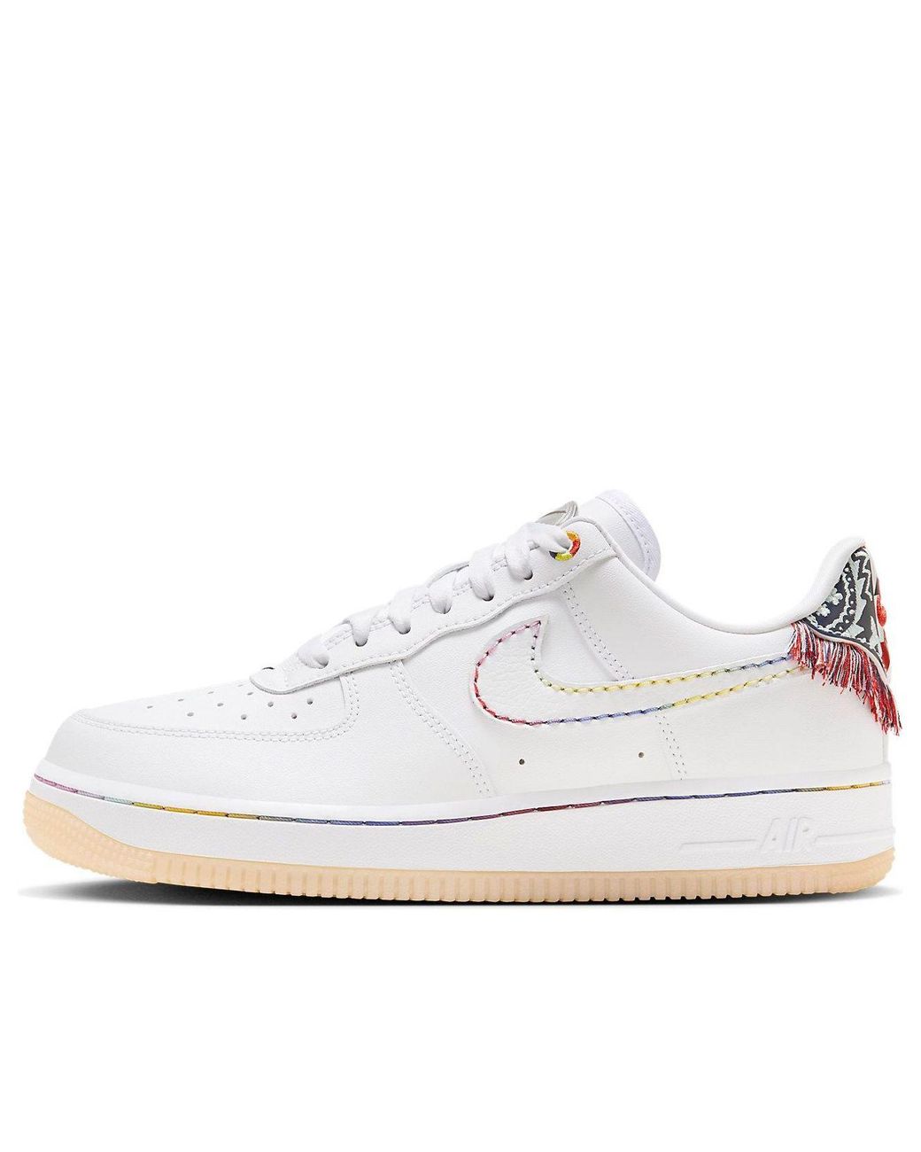 Nike White (Wmns) Air Force 1 Low Multi Patch'