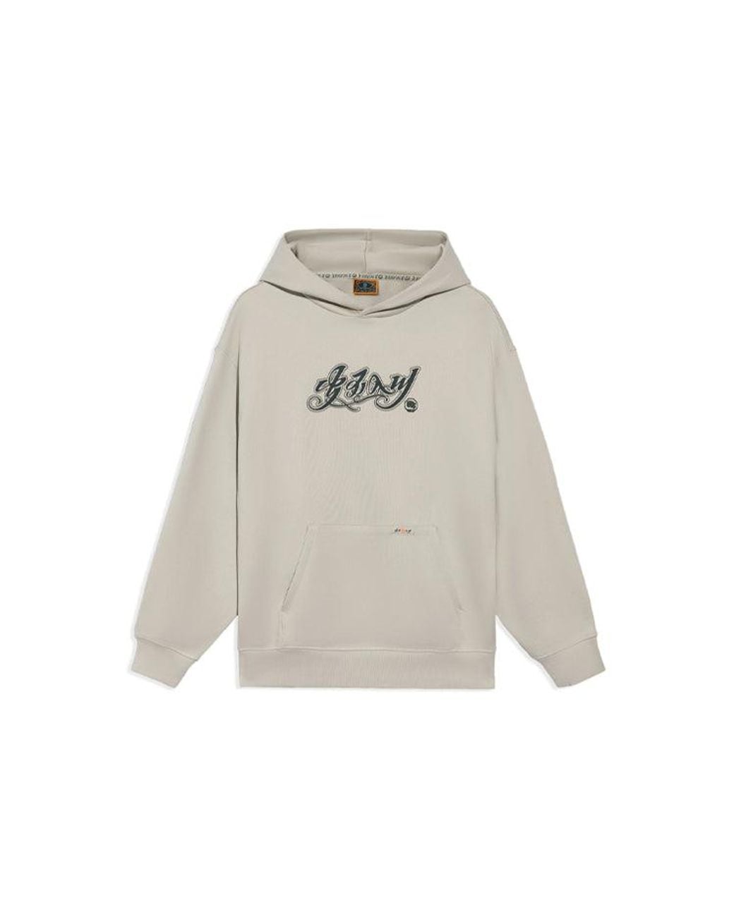 Li-ning Gray Badfive Sports Basketball Series Printing Hoodie
