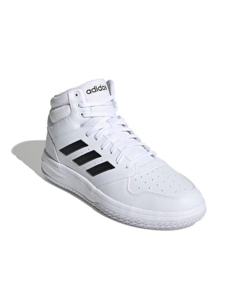 Adidas White Gametaker Basketball Shoes for men