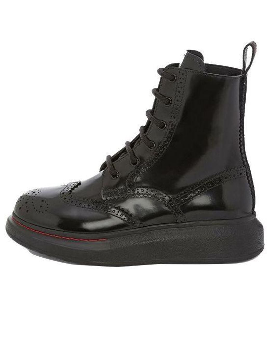 McQueen Black (Wmns) Hybrid Lace Up Boot