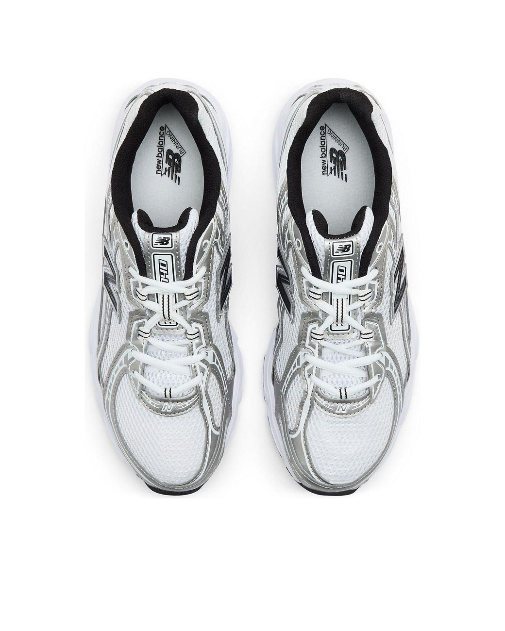 New Balance White 740 Metallic' for men