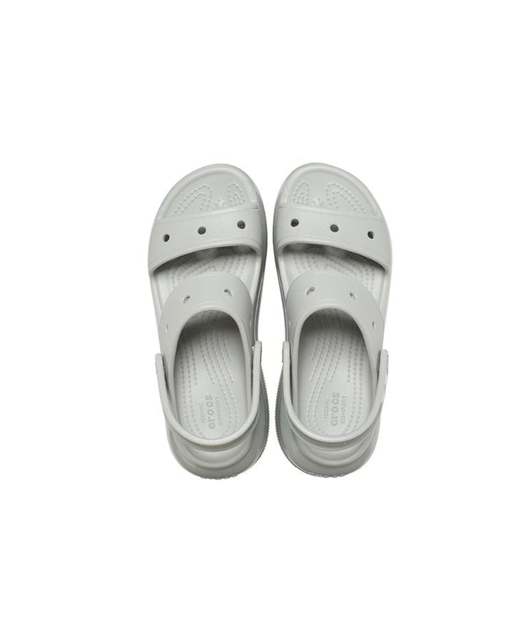 CROCSTM Metallic Mega Crush Sandals 'Elephant'