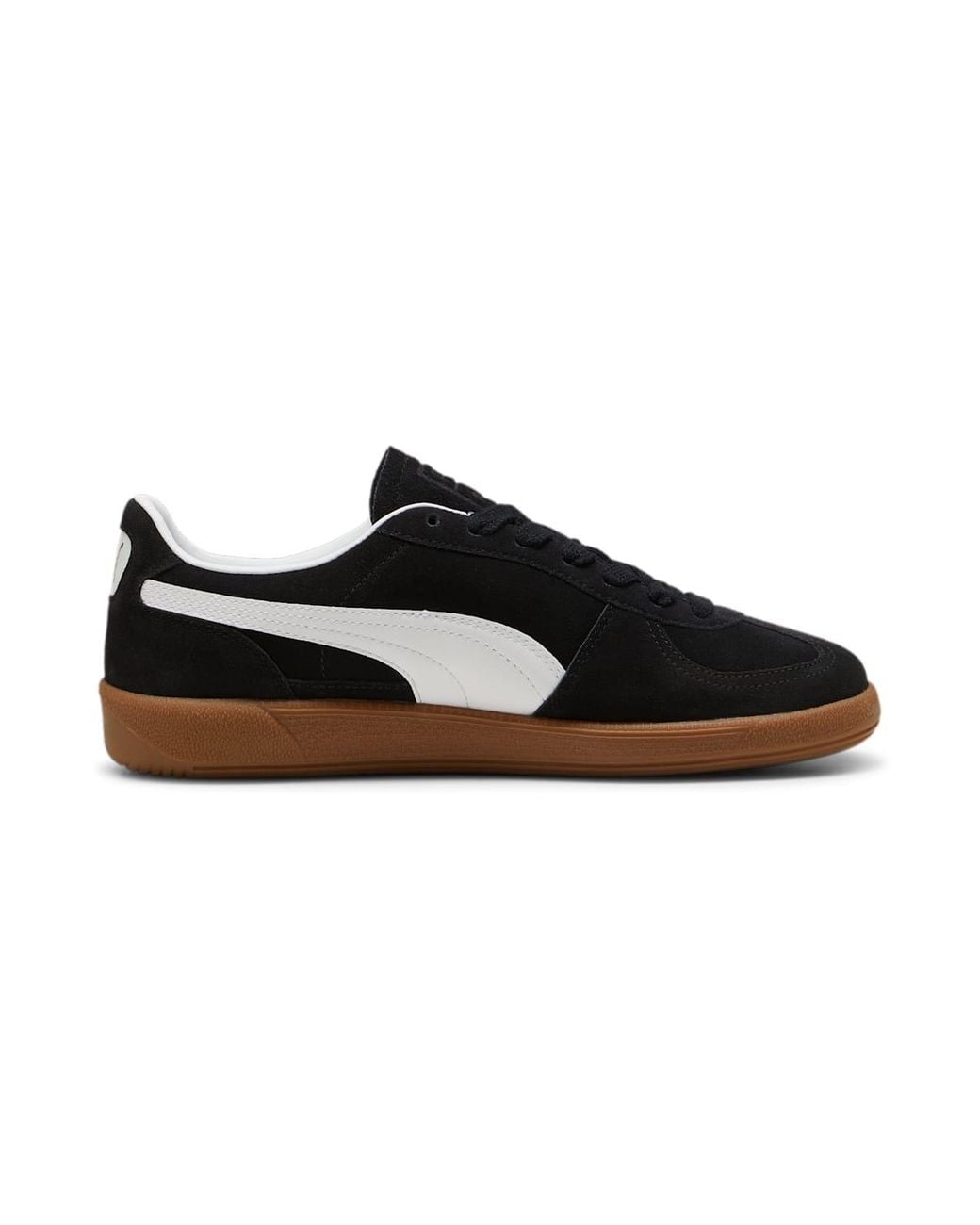 PUMA Mens Palermo Lace Up Sneakers Shoes Casual - Black, Black, 7.5 for men