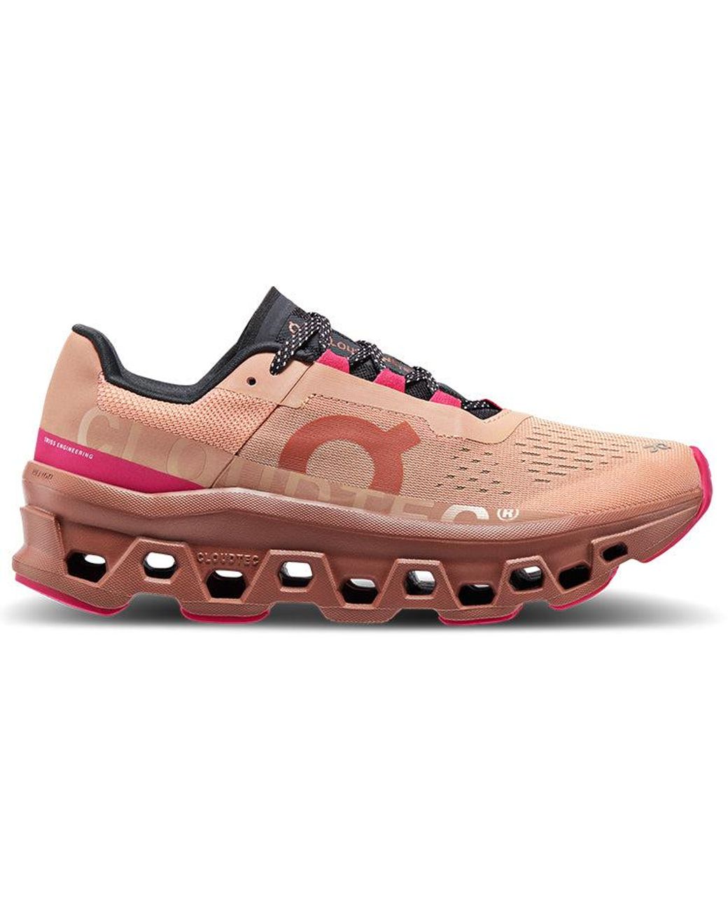 On Shoes Pink (Wmns) Cloudmonster 'Rose Cork'