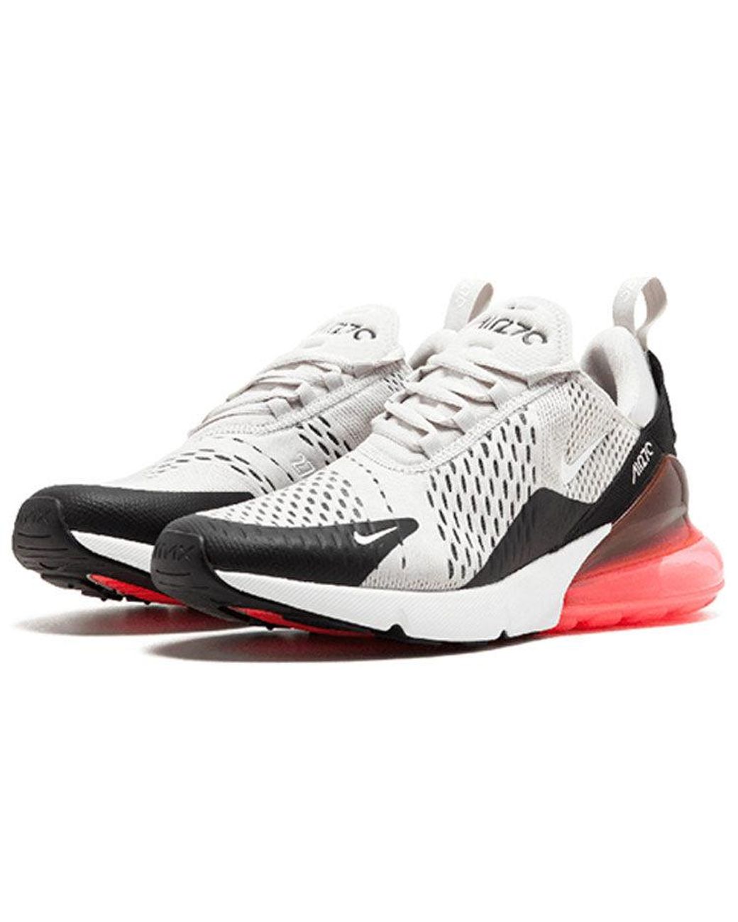 Nike White Air Max 270 Trainers, /Light Bone-Hot Punch for men