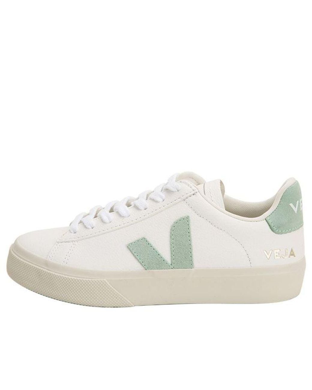 Veja White Campo Campo Lace-Up Matcha'