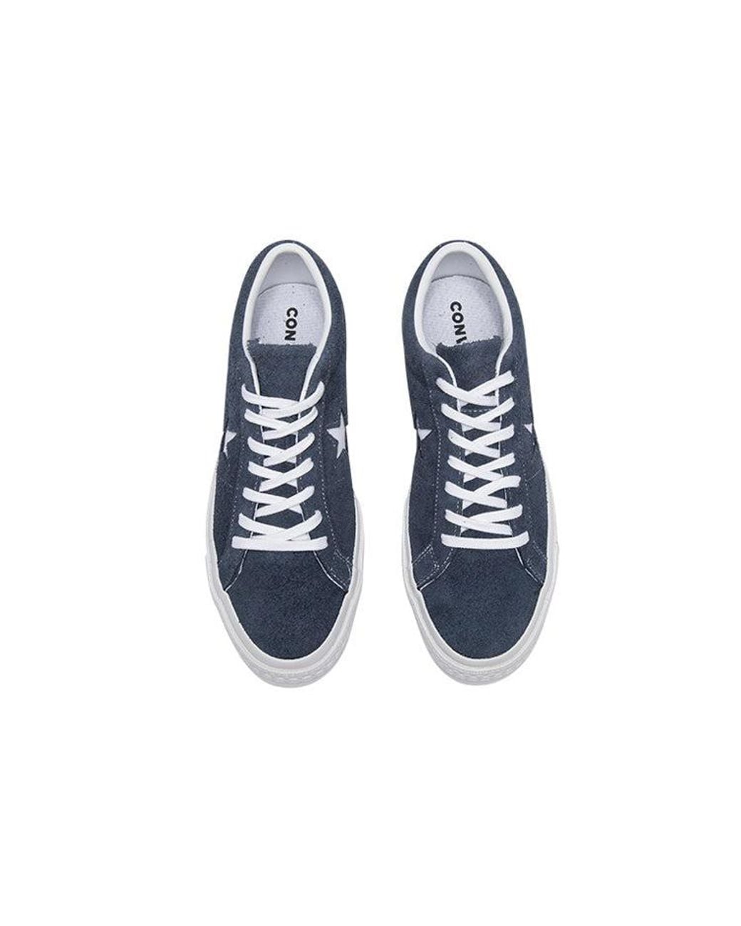 Converse Blue One Star Ox Premium Suede 'Dark' for men