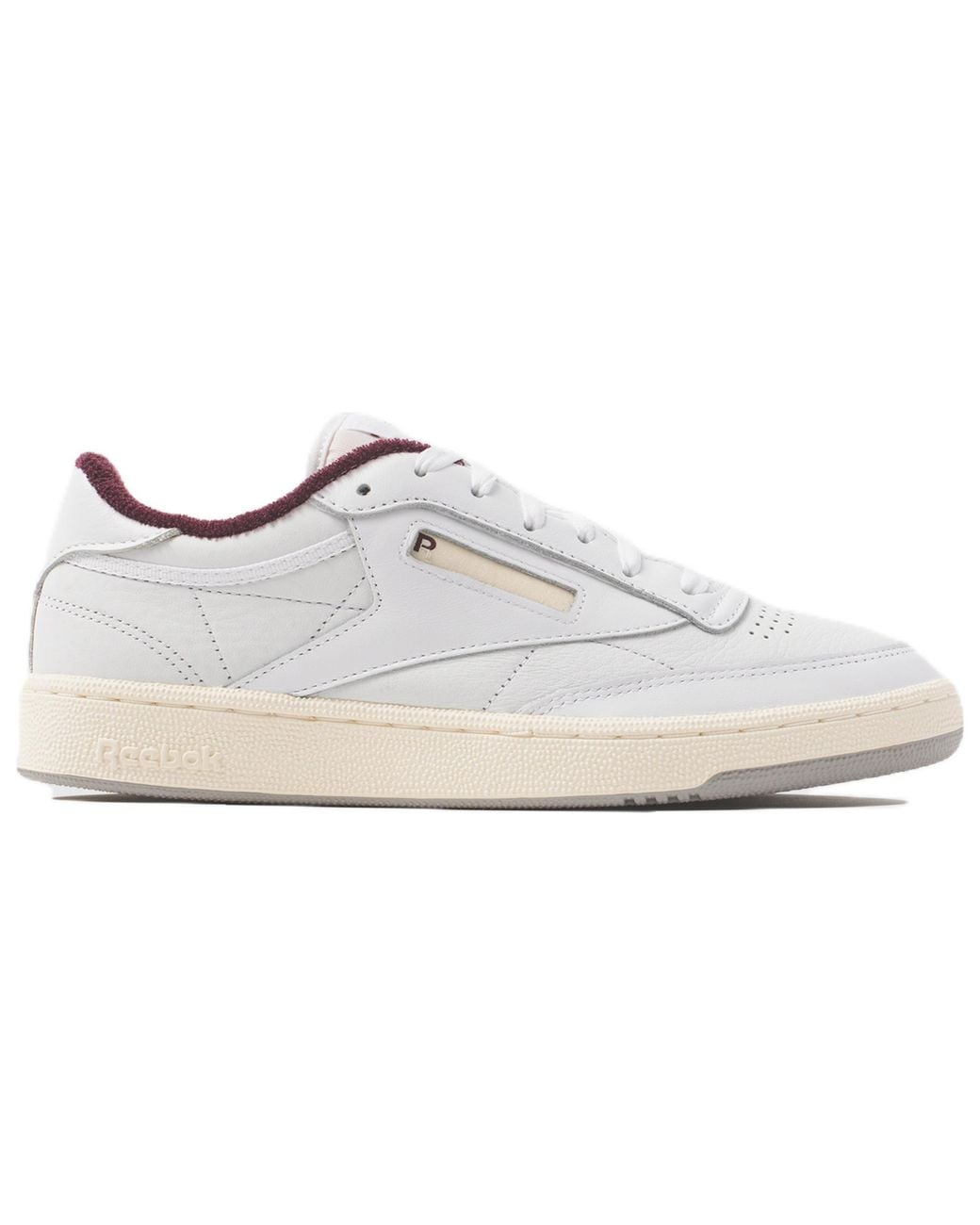 Reebok White Packer Shoes X Club C 85 'Mismatched Panels' for men