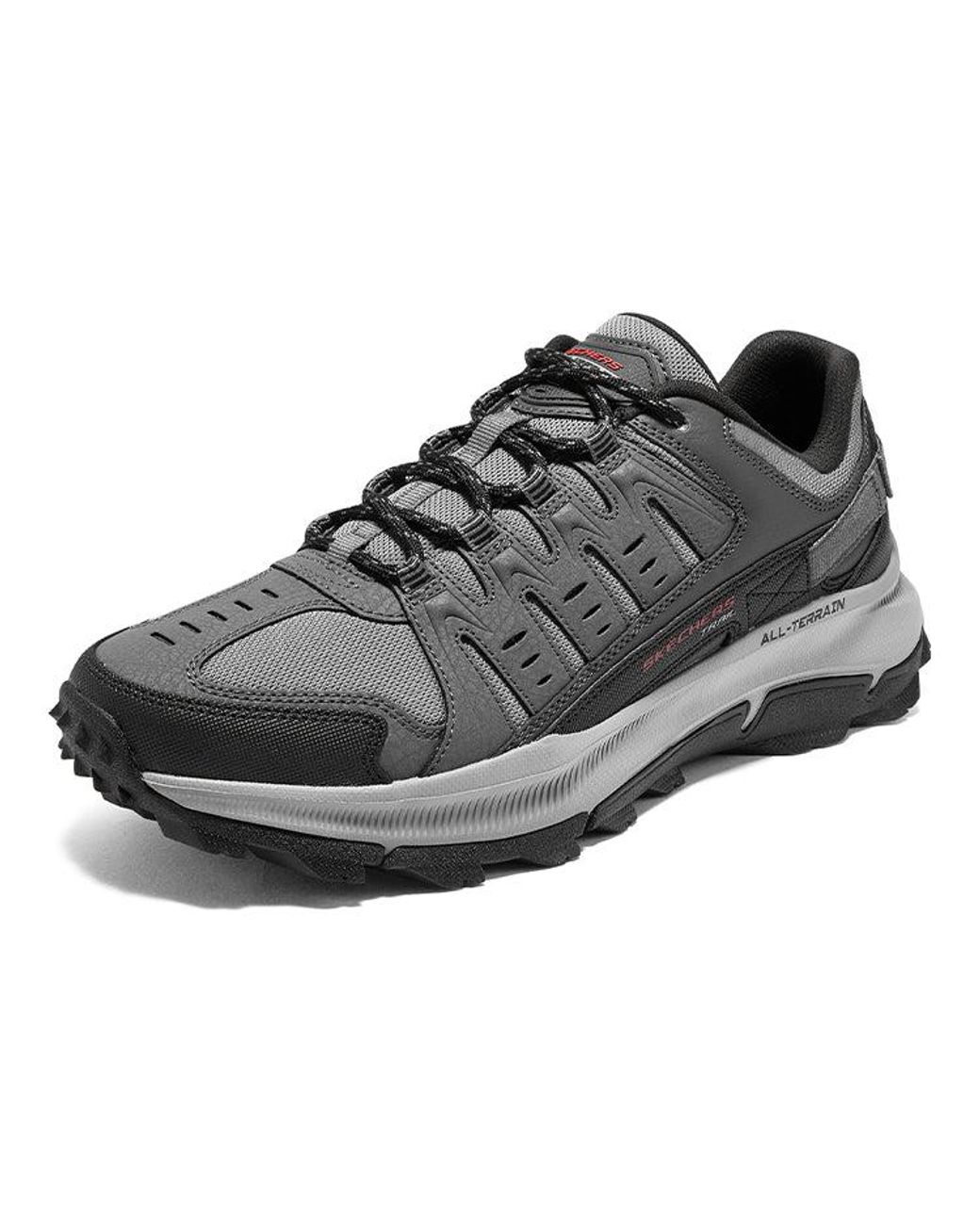 Skechers Black Relaxed Fit Equalizer 5.0 'Charcoal' for men