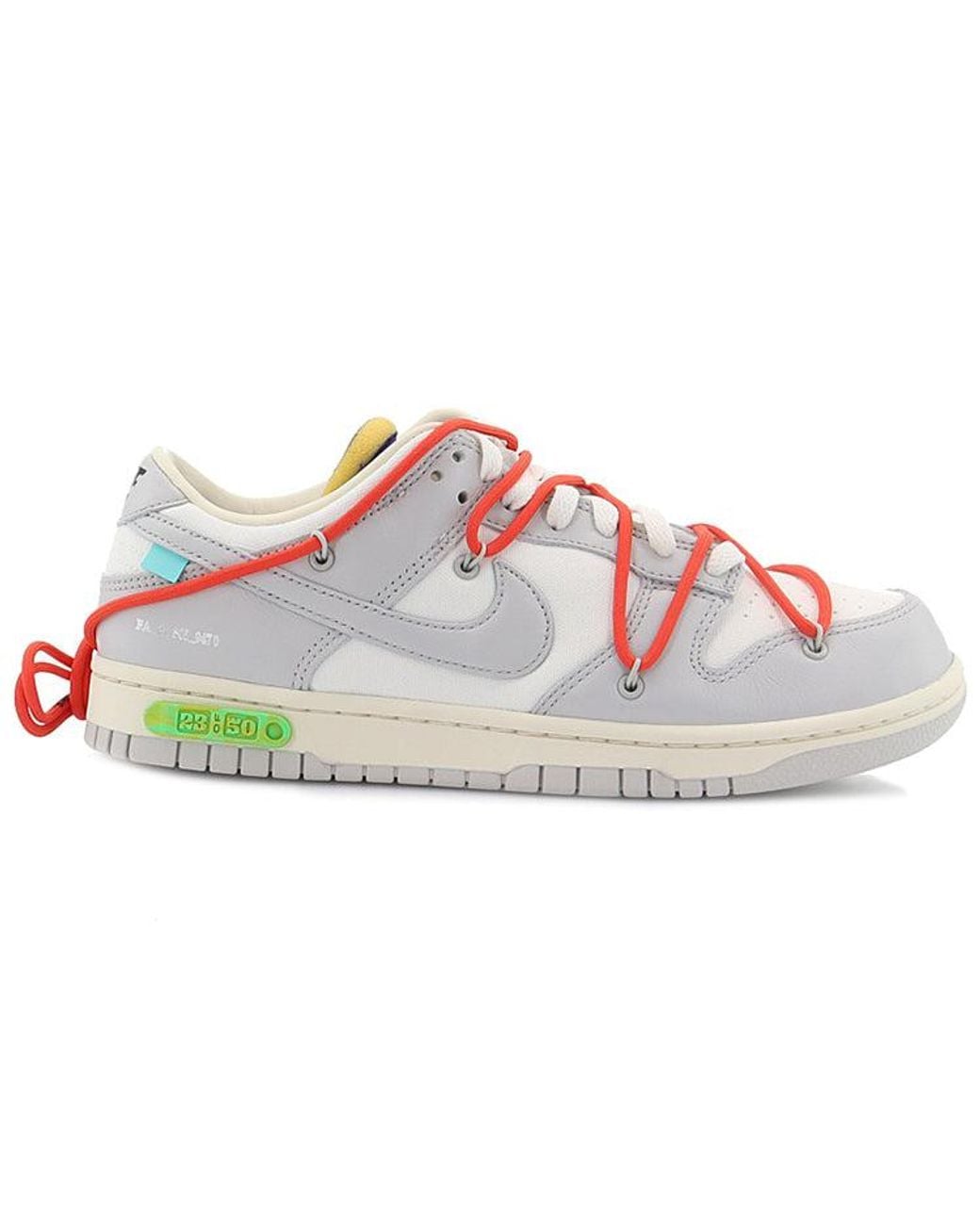 Nike Blue X Off- Dunk Low 'Lot 23 Of 50' for men