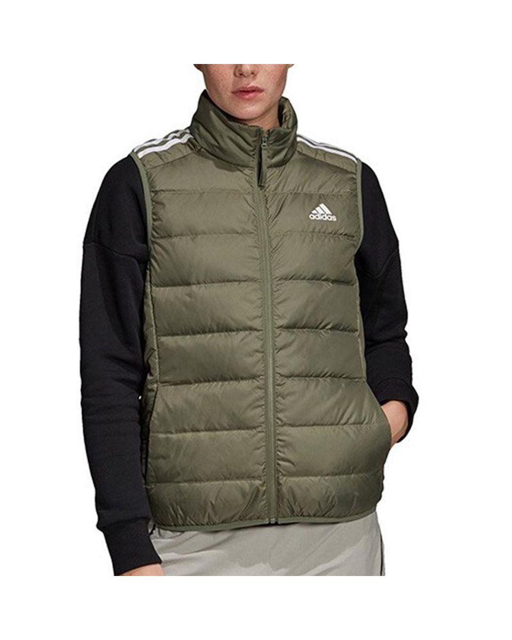 Adidas Green (Wmns) Essentials Sleeveless Jacket