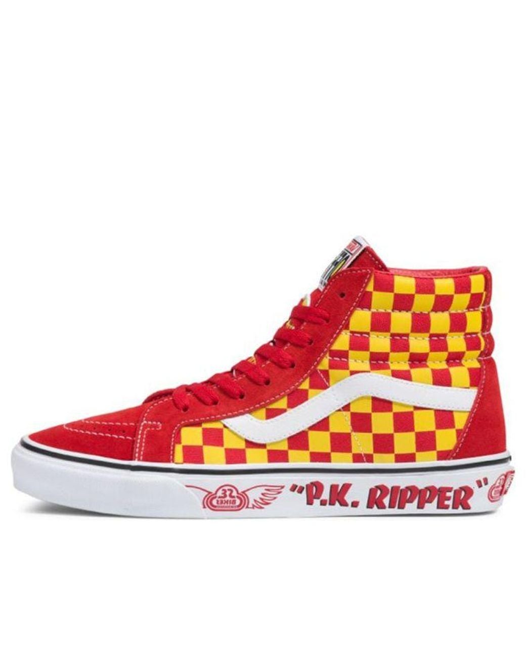 Vans Red Se Bikes X Sk8-Hi Reissue 'P.K. Ripper' for men