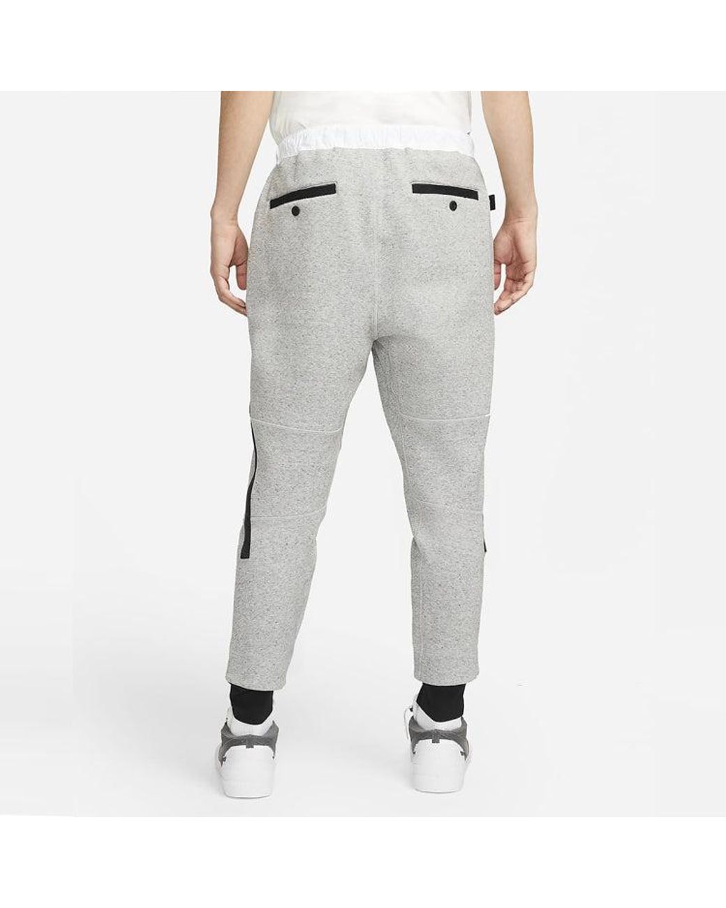Nike Gray X Sacai Crossover Knit Bundle Feet Sports Pants for men