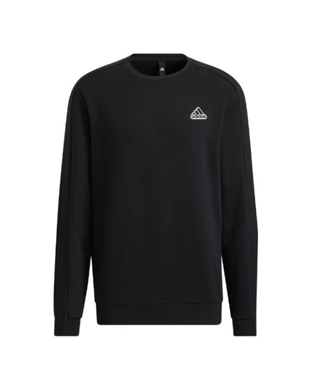 Adidas Black Sportswear Badge Crew Sweatshirt for men