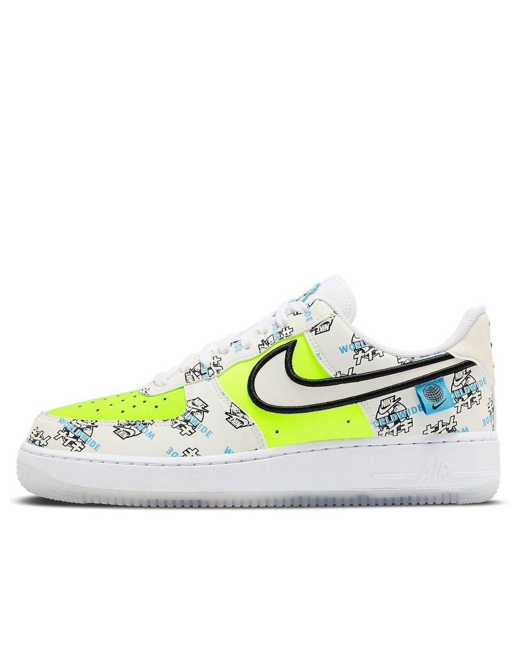 Nike Green Air Force 1 '07 Lv8 'Worldwide Pack for men