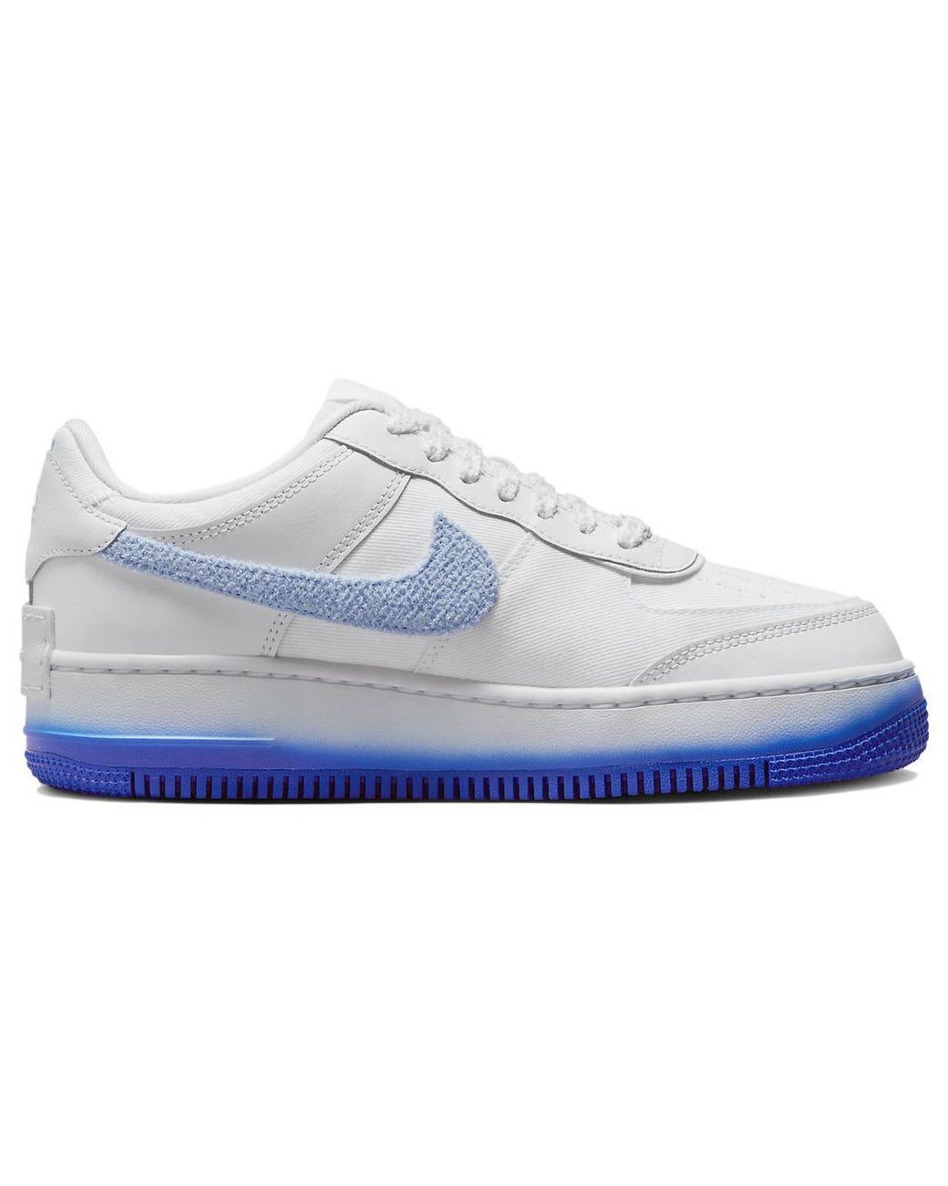 Nike Air Force 1 Shadow 'chenille Swoosh' in White | Lyst