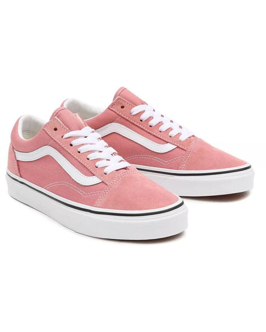 Vans Pink Old Skool Skate Shoes for men