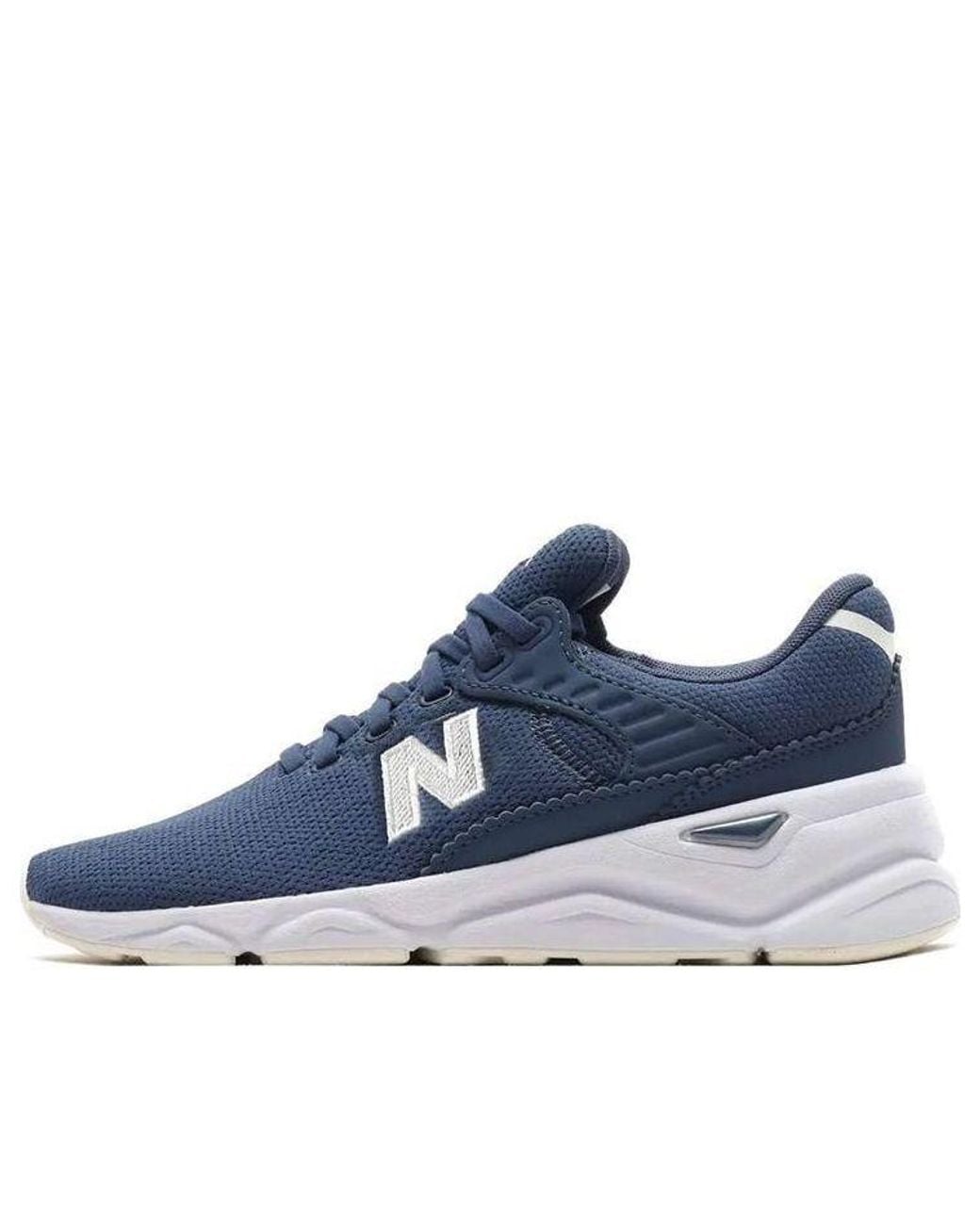 New Balance Blue (Wmns) X-90 Series Low Tops Retro