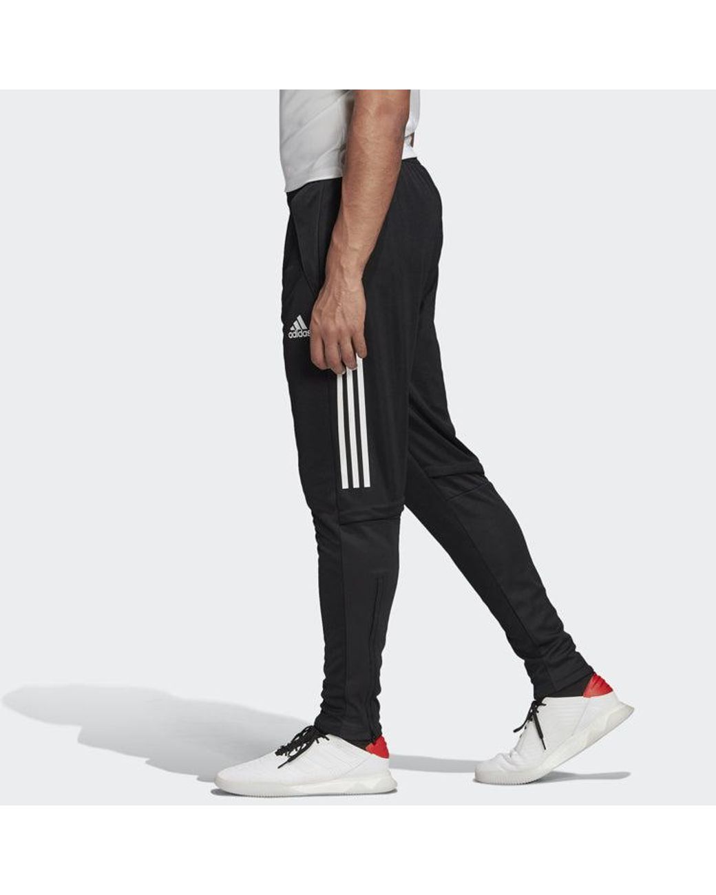 Adidas Black Knitted Casual Sports Running Long Pants for men