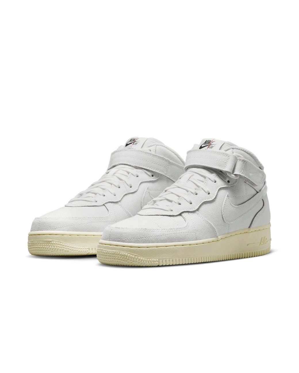 Nike White (Wmns) Air Force 1 '07 Mid Canvas'