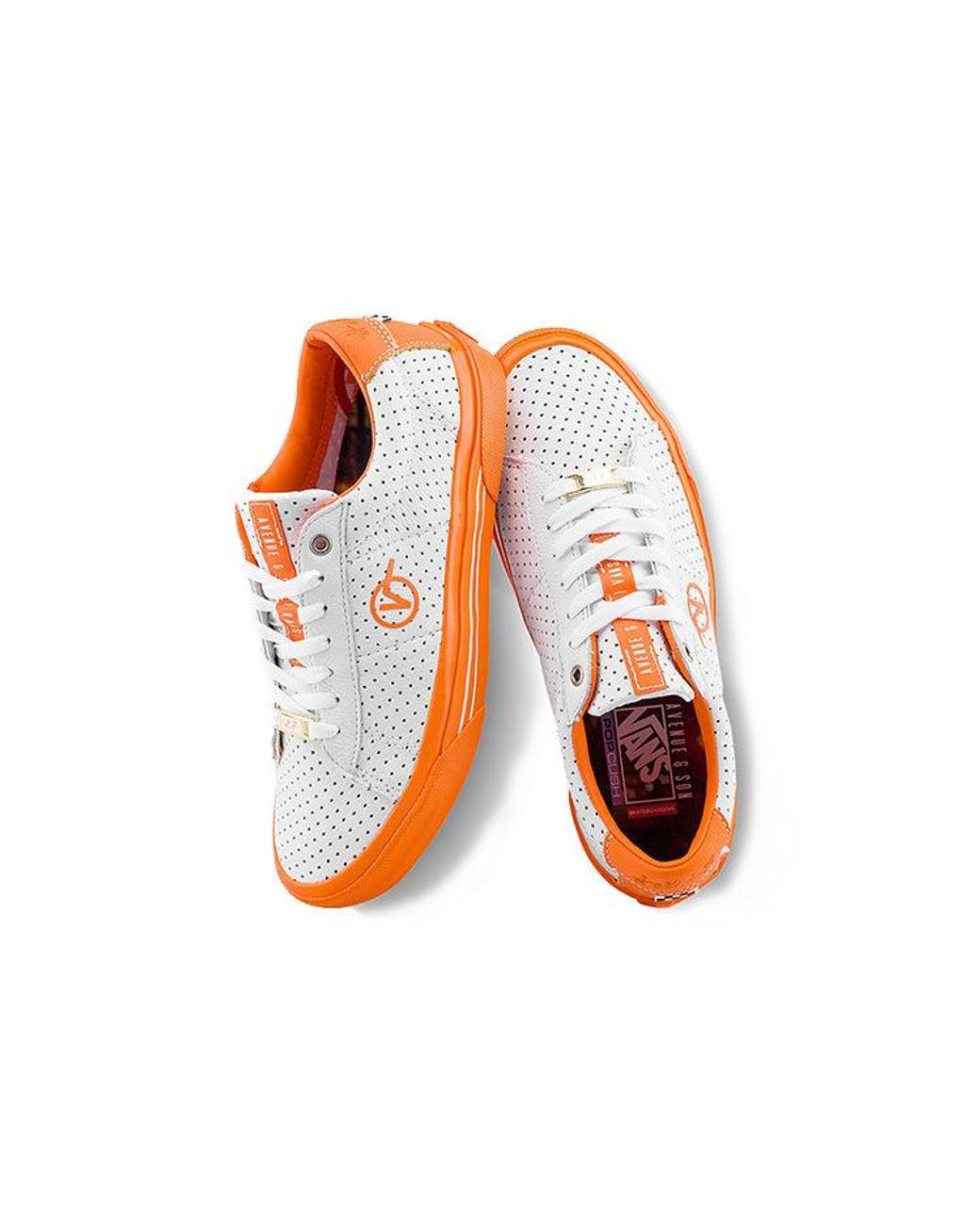 Vans White Avenue&Son X Skate Sid Flicks Of Fury Sneakers for men