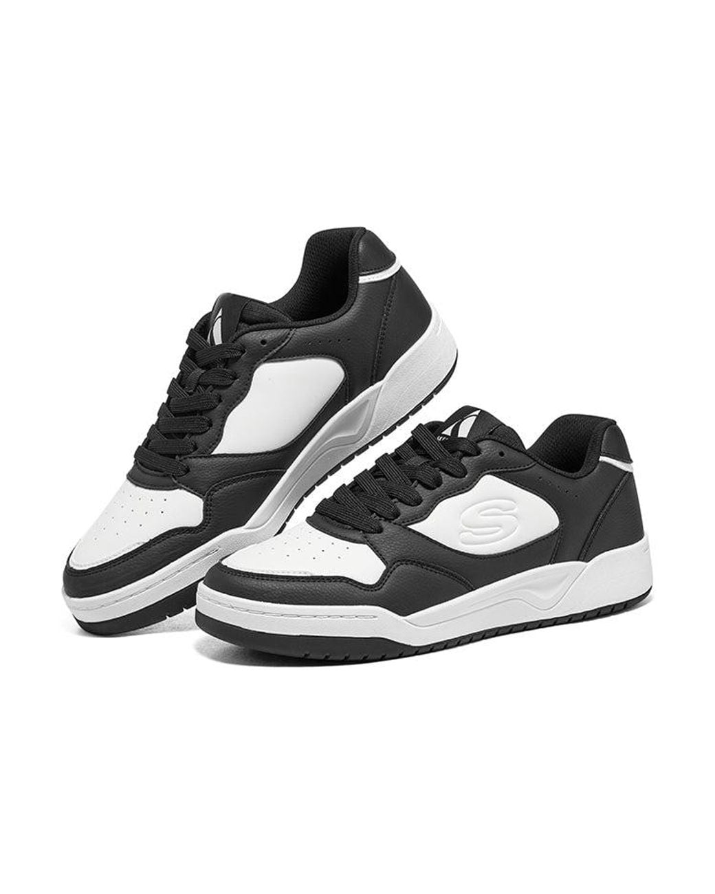Skechers Black Koopa Court 'Volley Low Varsity for men