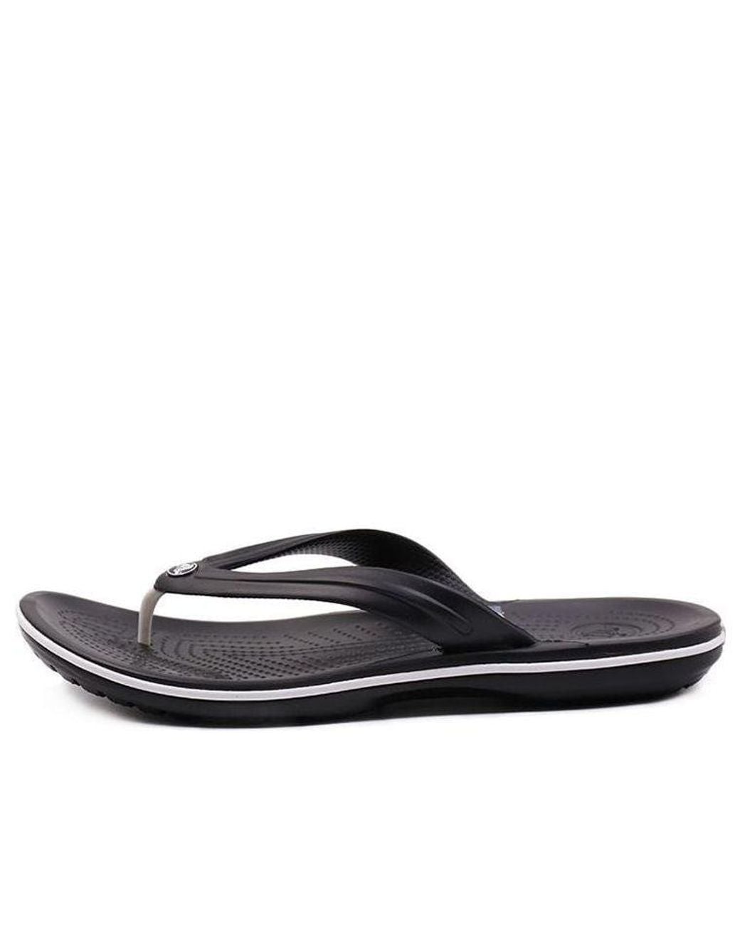 CROCSTM Black Beach Flip-Flops