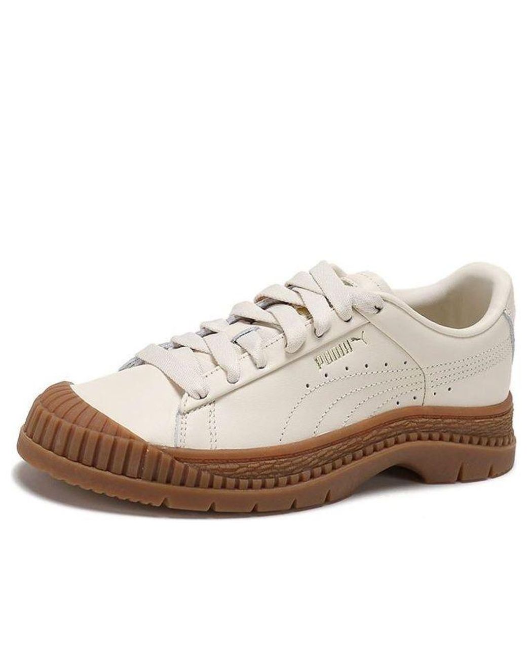 PUMA White (Wmns) Utility Leather Smoke'