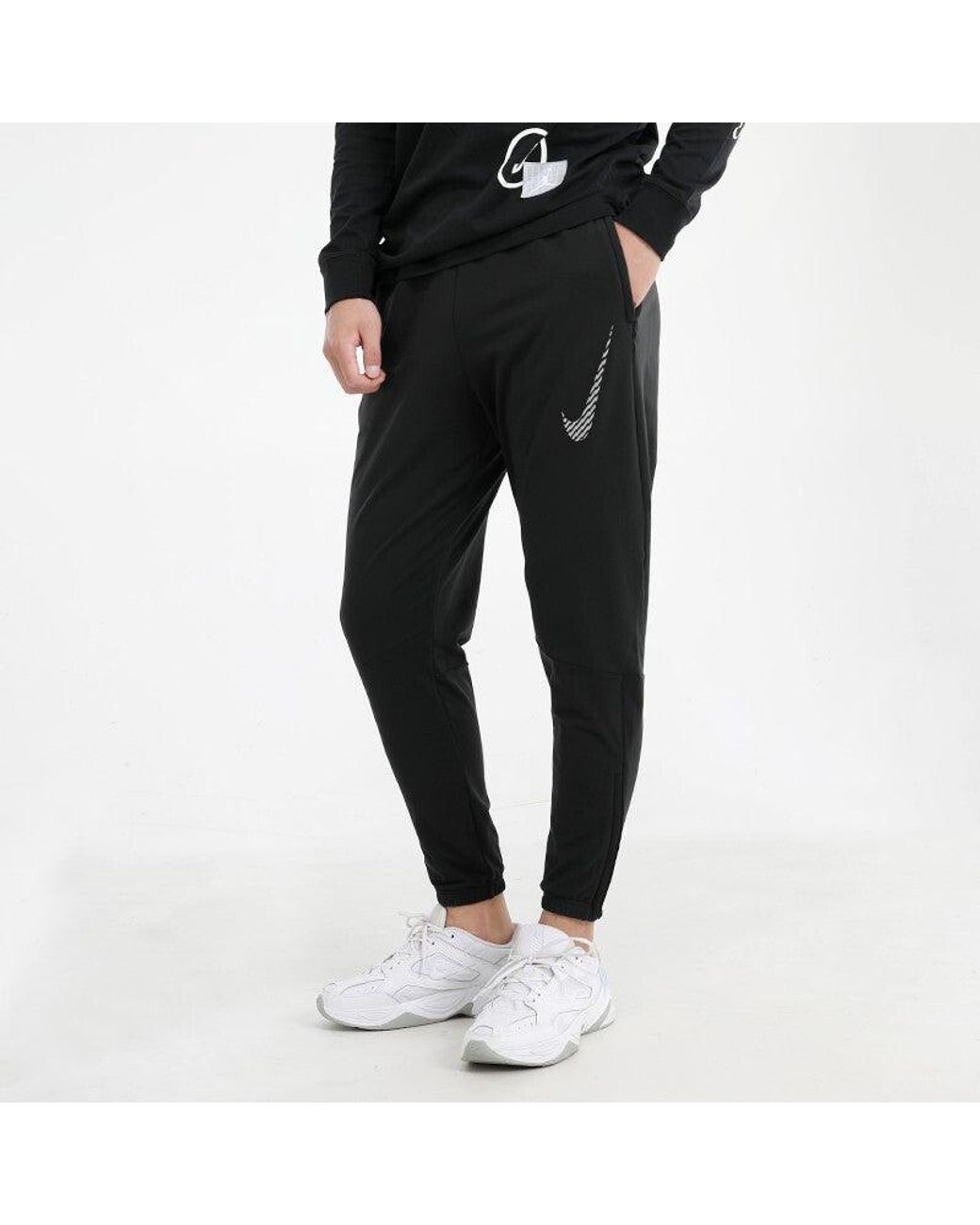 Nike Black Running Therma Stay Warm Training Sports Long Pants for men