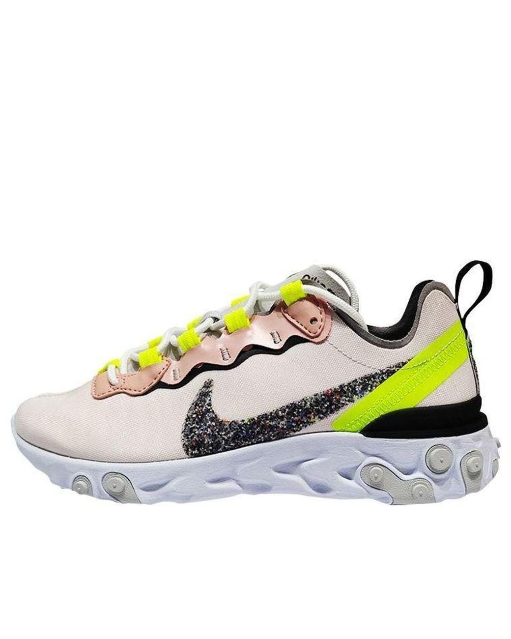 Nike Gray (Wmns) React Element 55 Premium 'Light Soft Volt'