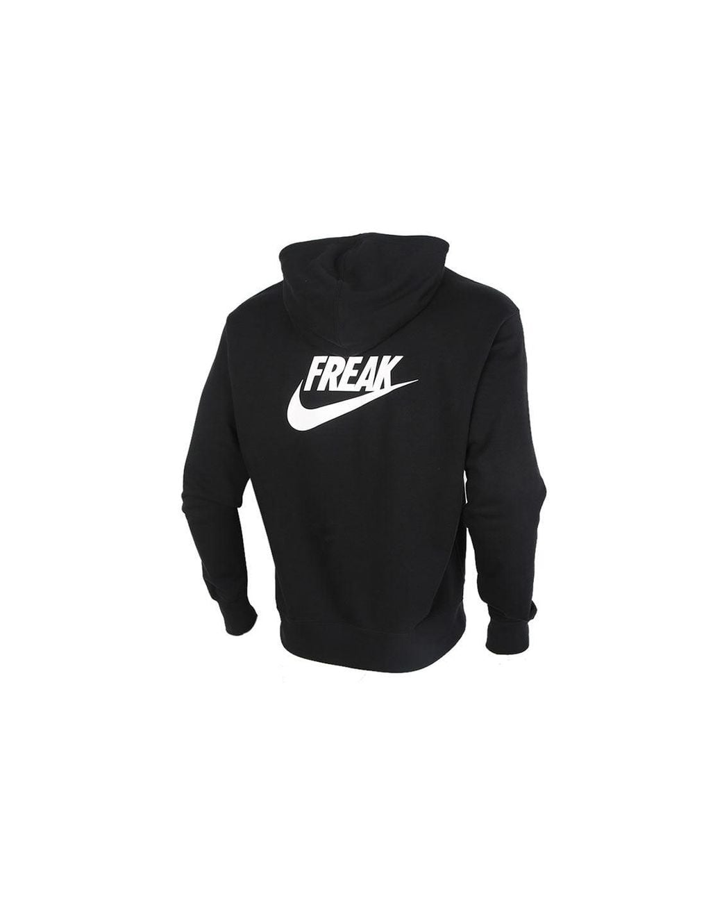 Nike Black Giannis Solid Color Pullover Hoodie for men