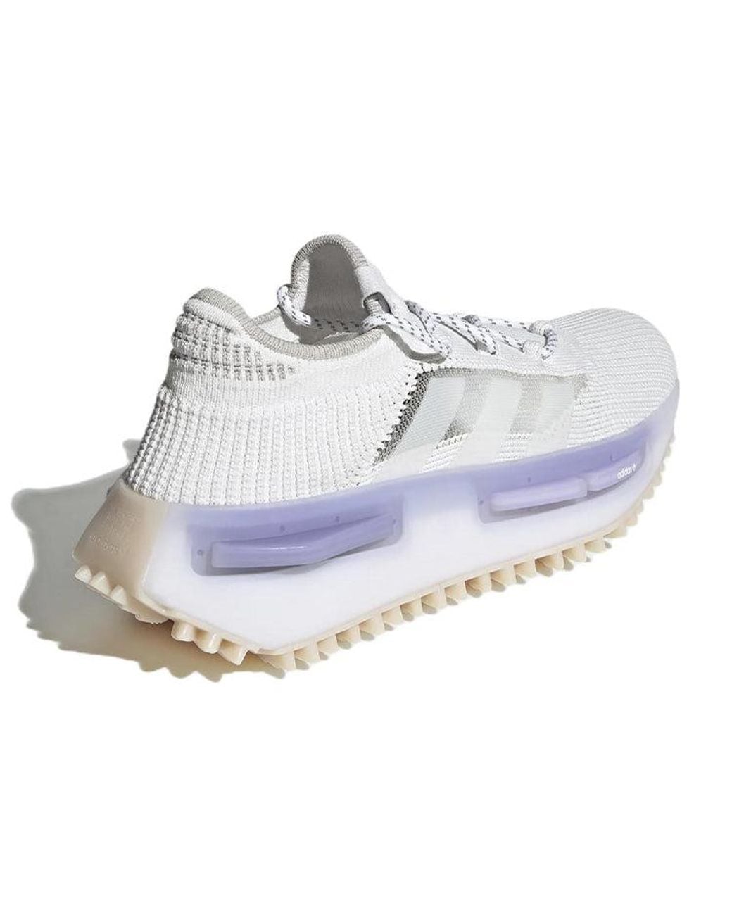 Adidas White Nmd S1 Shoes for men