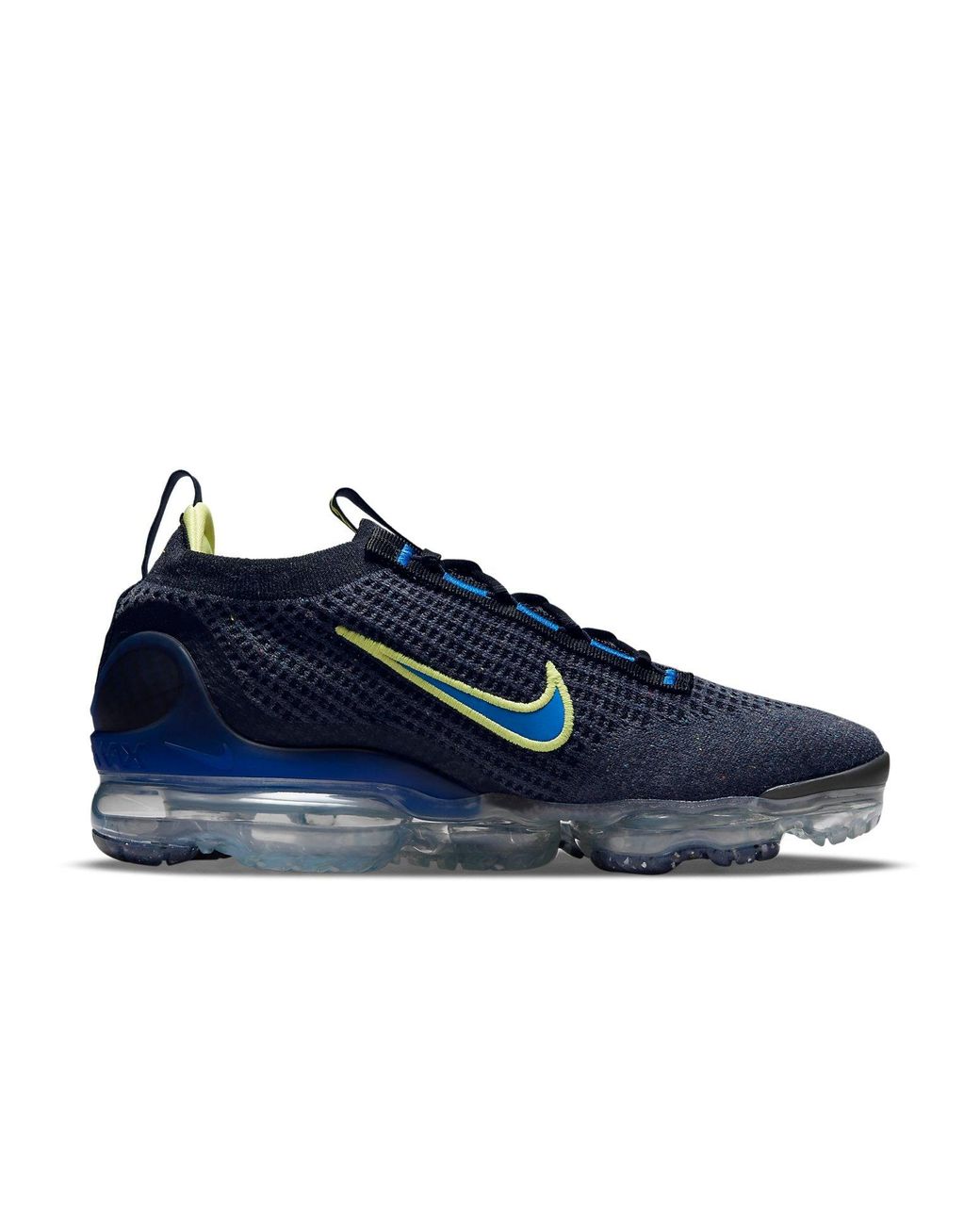 Nike Blue Air Vapormax 2021 Flyknit 'Obsidian Light Lemon Twist' for men
