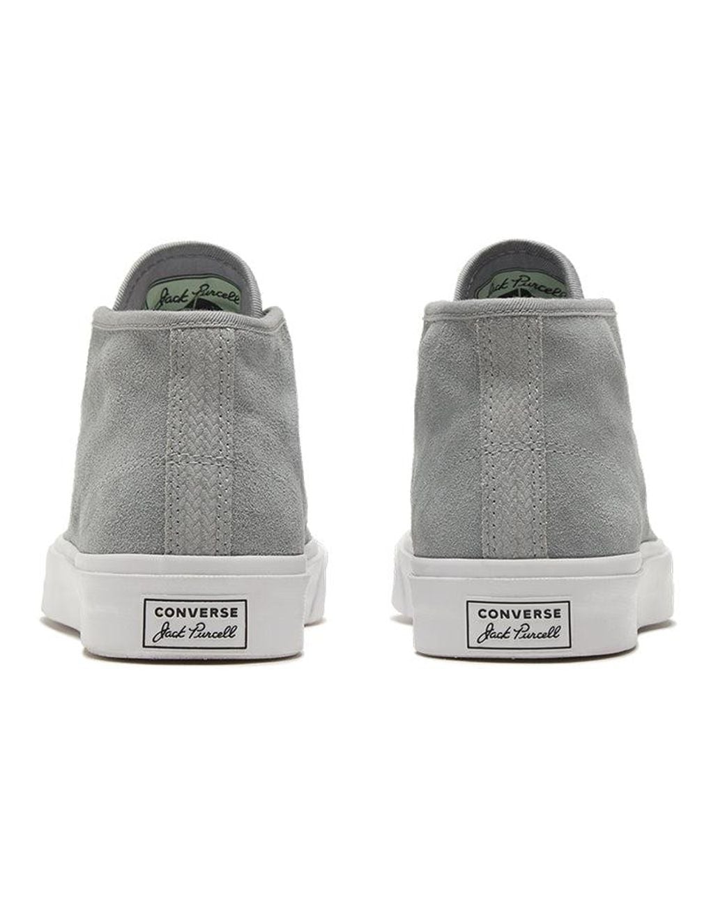 Converse Gray Jack Purcell Mid 'Ash Stone' for men